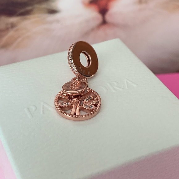 pandora charm family tree gold pandora charm family tree gold